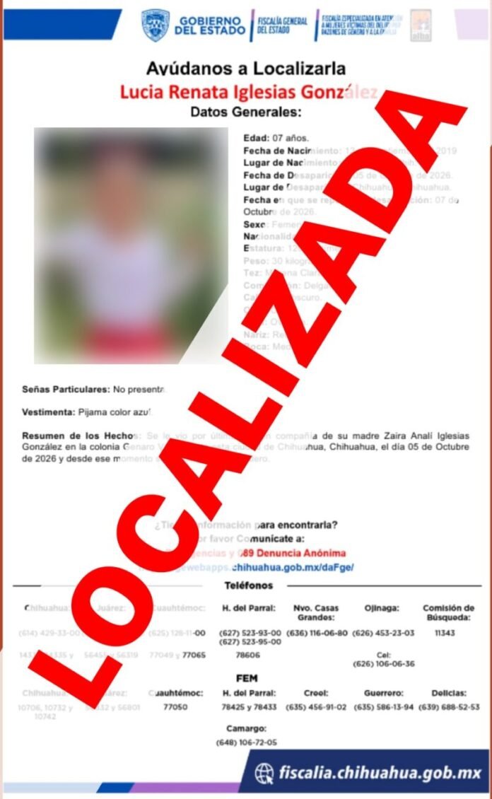 Localizan a seis mujeres reportadas ausentes en Chihuahua