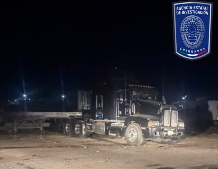 Asegura FDZS tracto camión involucrado en accidente ocurrido en Jiménez