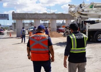 Avanza construcción del puente Palestina y Fuerza Aérea en Chihuahua Avanza construcción del puente Palestina y Fuerza Aérea en Chihuahua