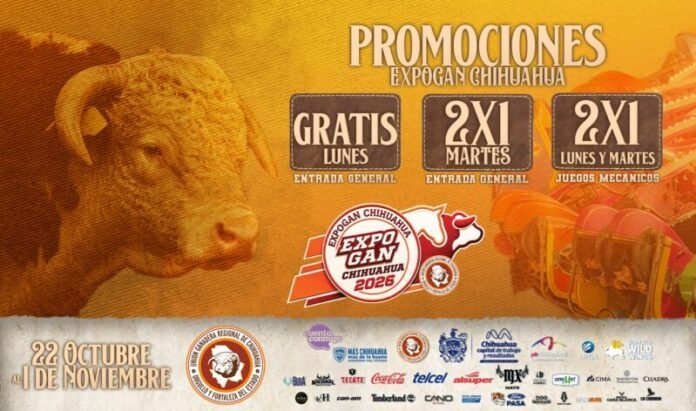 Éstas son las promociones que ExpoGan Chihuahua 2026 ofrece esta semana