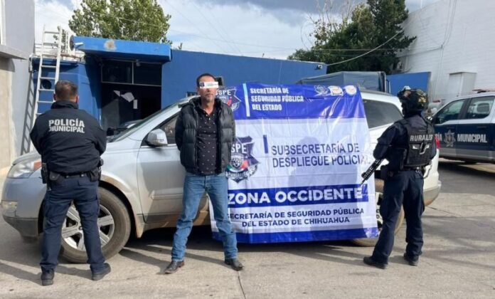 Arresta SSPE a sujeto armado en el municipio de Cuauhtémoc