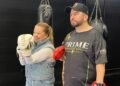 Visitan regidores Adán Galicia y Cristina Treviño, gimnasio de box prime Boxing CUU Visitan regidores Adán Galicia y Cristina Treviño, gimnasio de box prime Boxing CUU